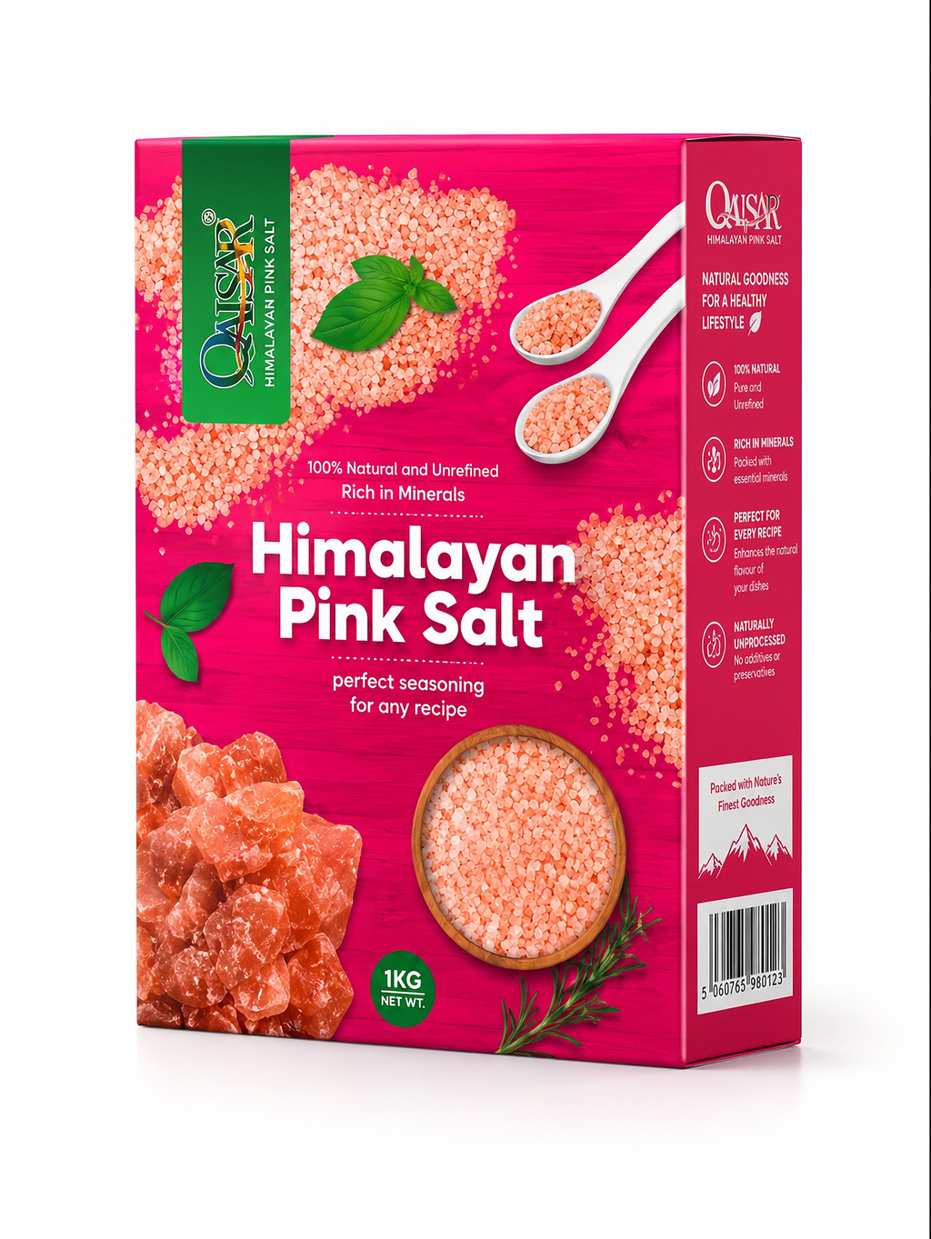 Qaisar Himalayan Pink Salt 1kg