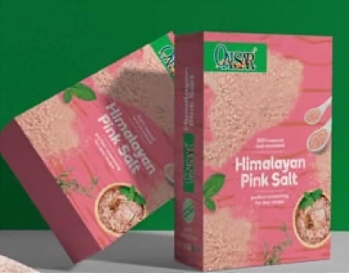 Qaisar Himalayan Pink Salt 250g — 48 Pack