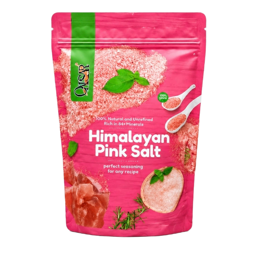 Qaisar Himalayan Pink Salt 1kg — 14 Pack
